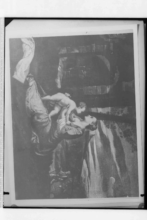 BARI - Collezione privata Sig. Puliti - Dipinto (negativo) di Riproduzione Soprintendenza (XX)