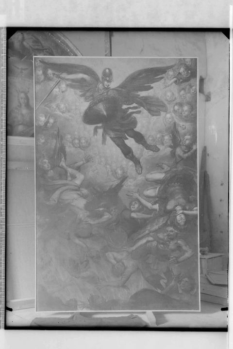 MOLFETTA (BA) - Chiesa di S. Bernardino - Dipinto su tela (negativo) di G. Hovich 1596, Soprintendenza (XX)