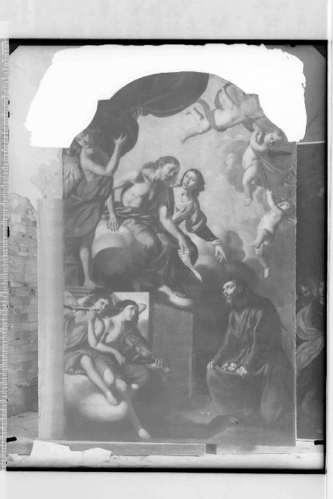 ACQUAVIVA DELLE FONTI (BA) - Chiesetta di S. Ciro - Dipinto su tela (negativo) di Soprintendenza (XX)