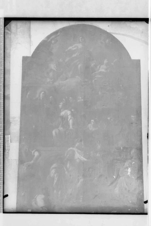 TARANTO - Cattedrale - Dipinto su tela (negativo) di Oronzo Tiso, Soprintendenza (XX)