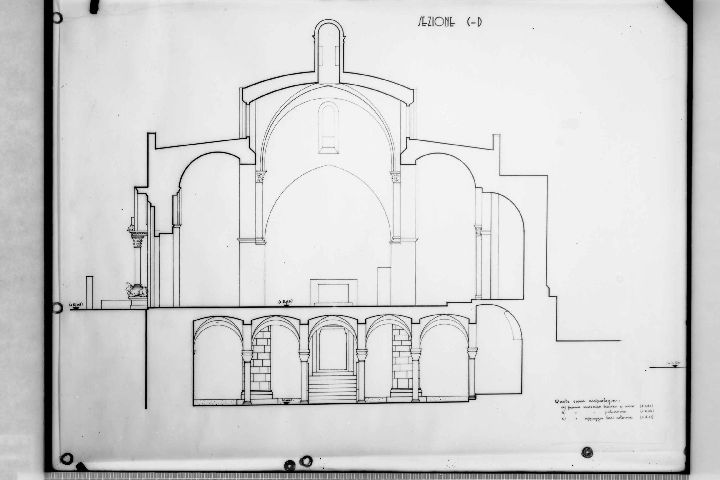 Siponto (FG) - Chiesa di S. Maria di Siponto (negativo) di Anonimo (XX)