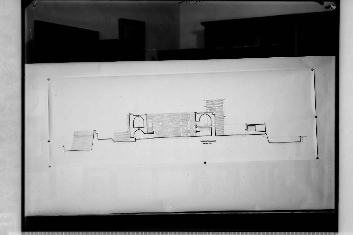 Disegno grafico su carta (negativo) di anonimo (XX)