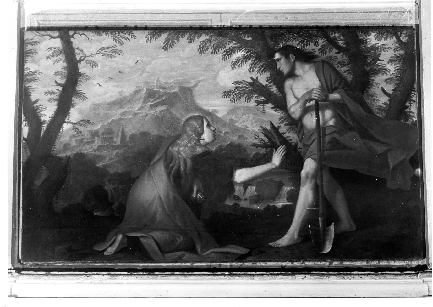 noli me tangere (dipinto) di Avanzi Giuseppe (sec. XVIII)