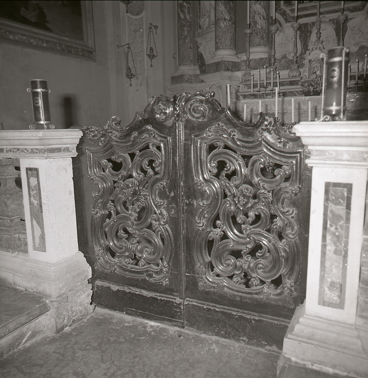 cancello di balaustrata - bottega ferrarese (fine sec. XVIII)