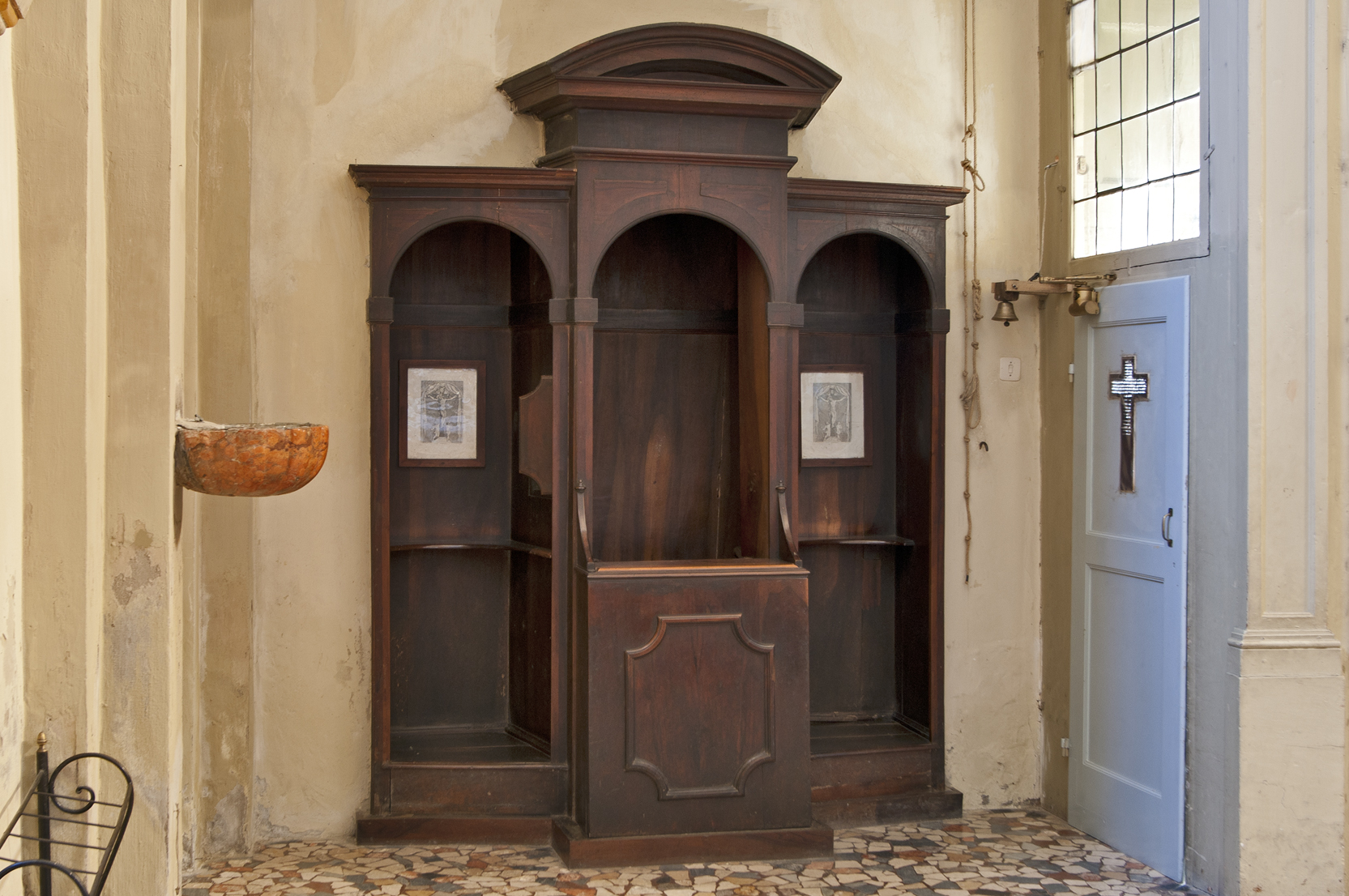 confessionale, coppia - bottega romagnola (seconda metà XVIII)