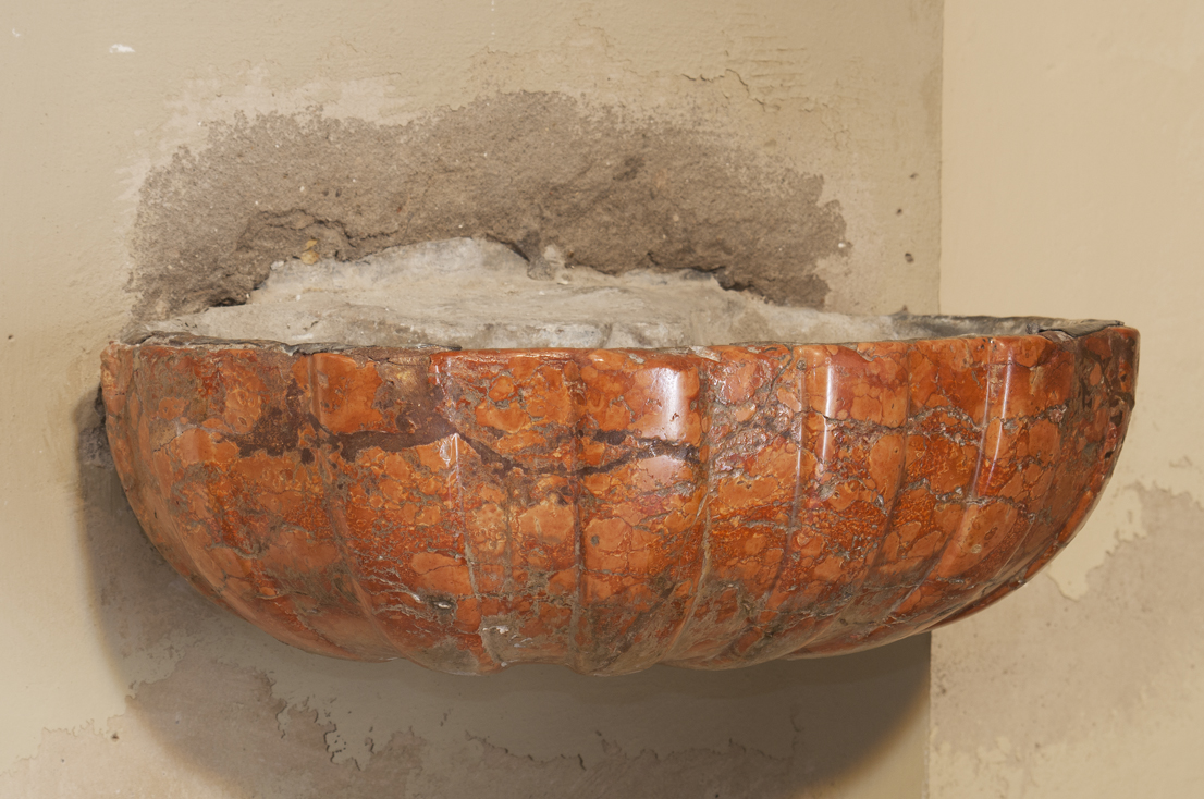 acquasantiera - bottega romagnola (seconda metà, prima metà XVIII, XIX)