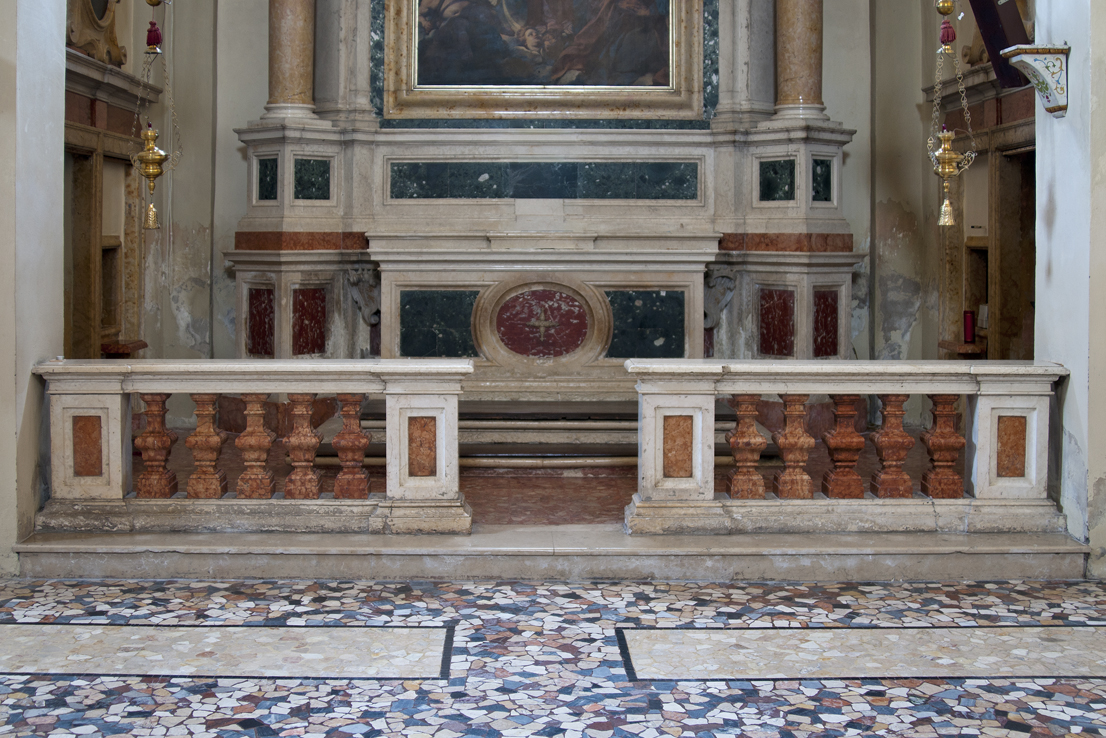 balaustrata di cappella, elemento d'insieme di Toschini Giovanni (sec. XVII)
