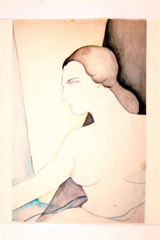 nudo femminile (disegno) di Wood Beatrice (sec. XX)