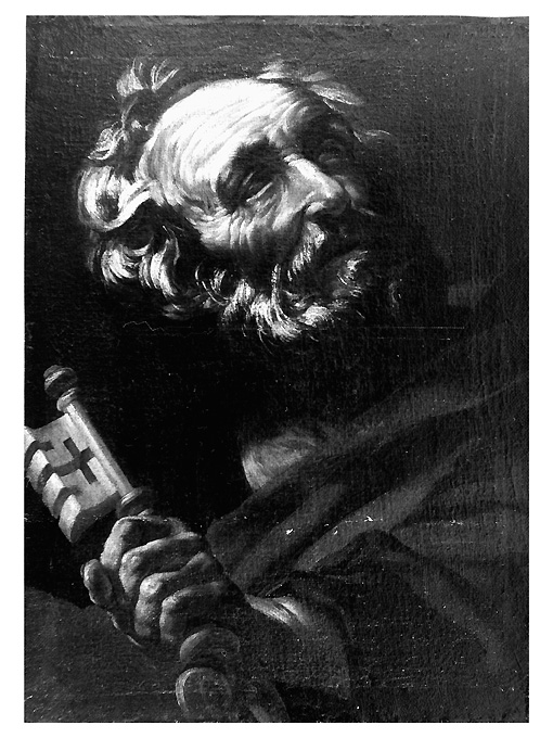 San Pietro (dipinto) di Brandi Giacinto (attribuito) (sec. XVII)