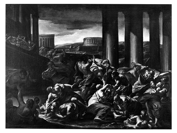 strage degli innocenti (dipinto) di Beinaschi Giovan Battista (sec. XVII)