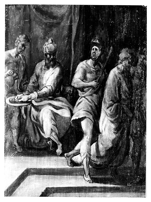 Pilato si lava le mani (dipinto) di Carducho Vicente (inizio sec. XVII)