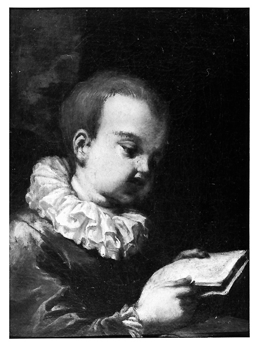 bambino che legge (dipinto) di Amorosi Antonio Mercurio (fine/ inizio secc. XVII/ XVIII)