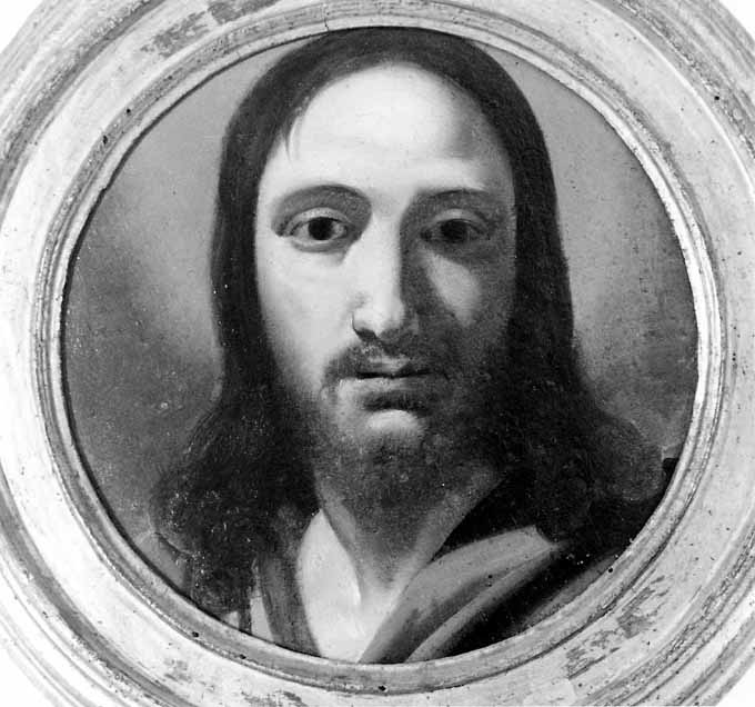 volto Santo (dipinto) di Lanfranco Giovanni (attribuito) (sec. XVII)