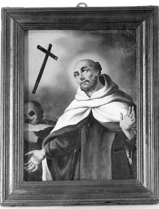 figura di santo carmelitano (dipinto) - ambito napoletano (inizio sec. XVIII)