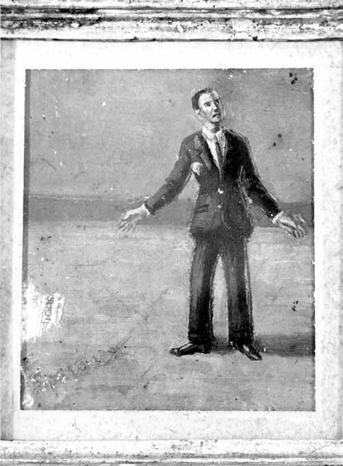 figura maschile (dipinto) di Speranza Francesco (secondo quarto sec. XX)