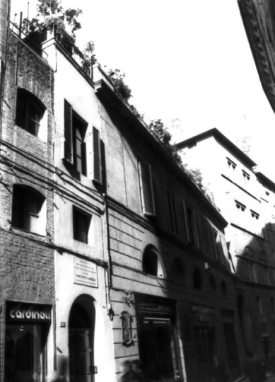 CASA NATALE DI GIOVANNI CASELLI (casa, in linea) - Siena (SI)  (V; XVI; XVIII; XXI)