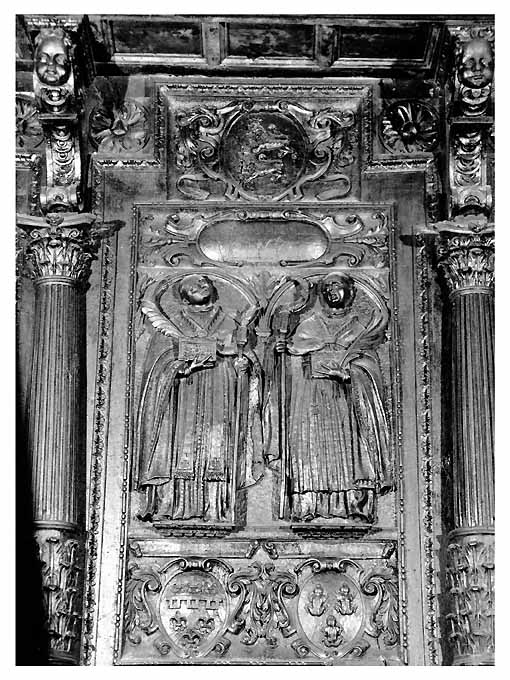 Santi Chillendo e Willeado (rilievo) - ambito napoletano (prima metà sec. XVII)