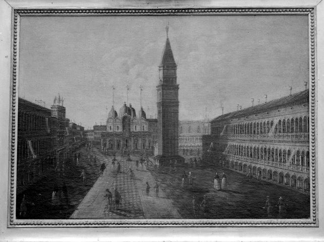 Piazza San Marco (dipinto) di Canaletto (maniera) (sec. XIX)