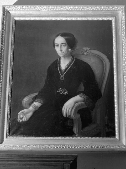 Ritratto della signora Porro (dipinto) - ambito napoletano (prima metà sec. XIX)