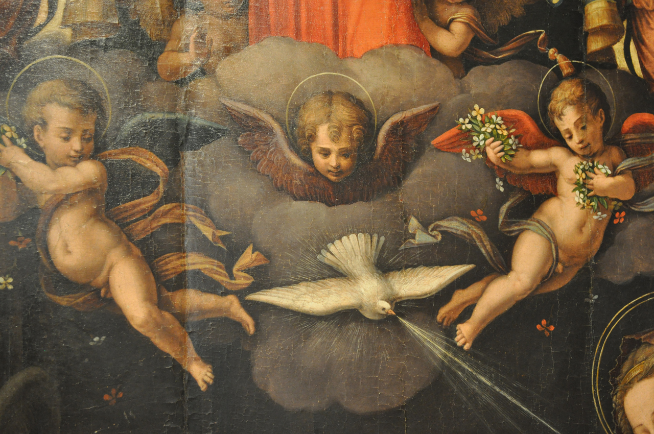 Annunciazione, Annunciazione (dipinto) di Francesco di Lazzaro Torni detto Francesco dell'Indaco - ambito toscano (secondo quarto sec. XVI)