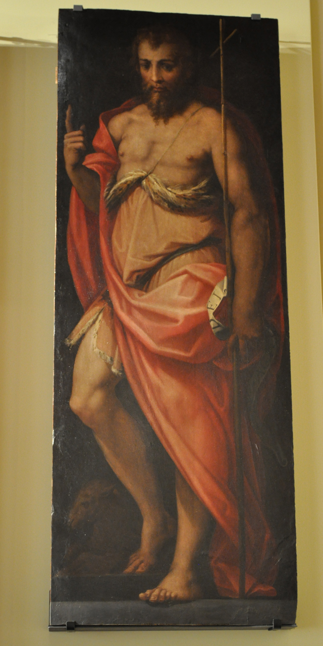 San Giovanni Battista (dipinto, elemento d'insieme) di Giorgio Vasari (sec. XVI)