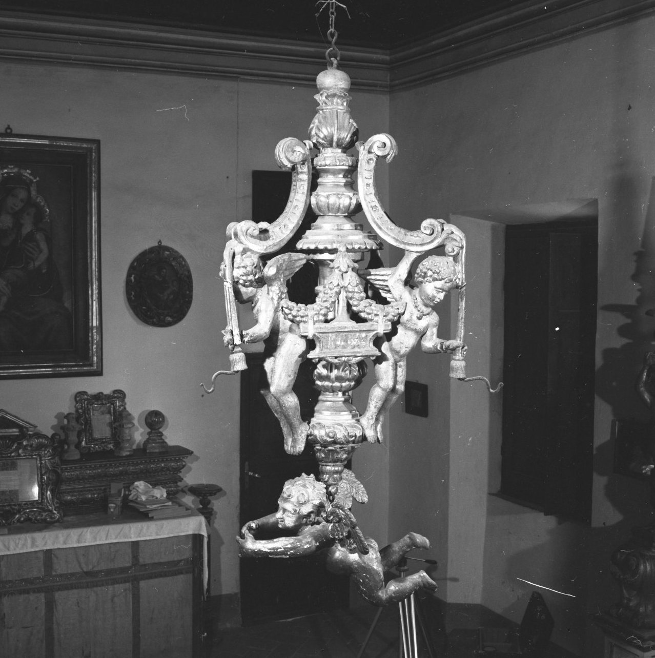 lampadario - bottega toscana (sec. XVIII)