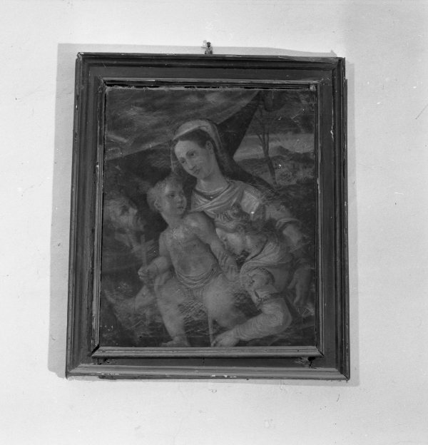 Madonna con Bambino e Santi (dipinto) - ambito toscano (sec. XVIII)