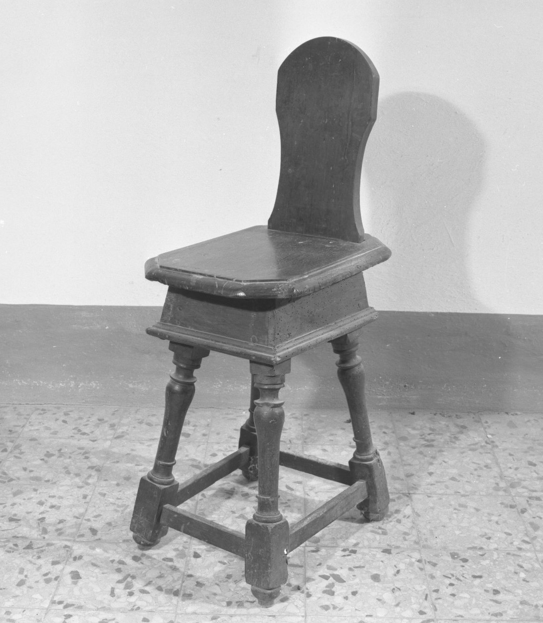 sgabello - bottega toscana (sec. XVII)