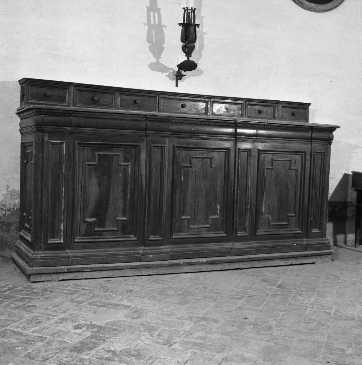 mobile da sacrestia - bottega toscana (sec. XVII)