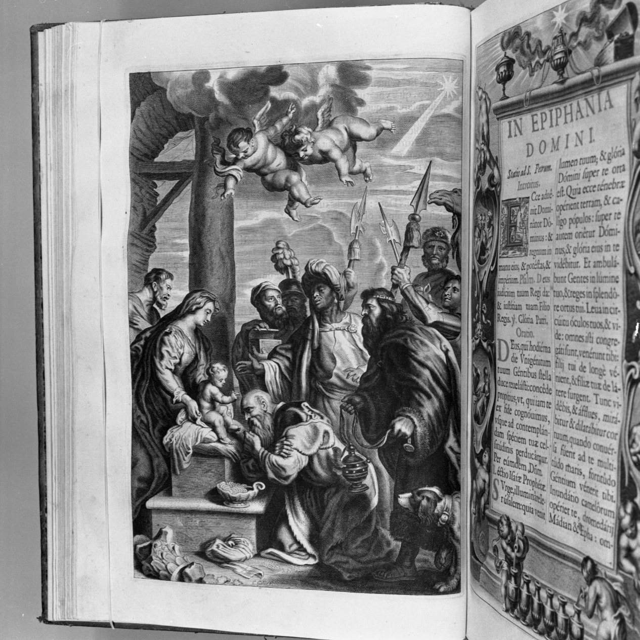 adorazione dei Re Magi (stampa) di Galle Cornelis II (attribuito) (sec. XVII)