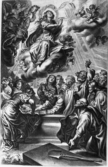 Assunzione della Madonna (stampa) di Galle Cornelis II (attribuito) (sec. XVII)