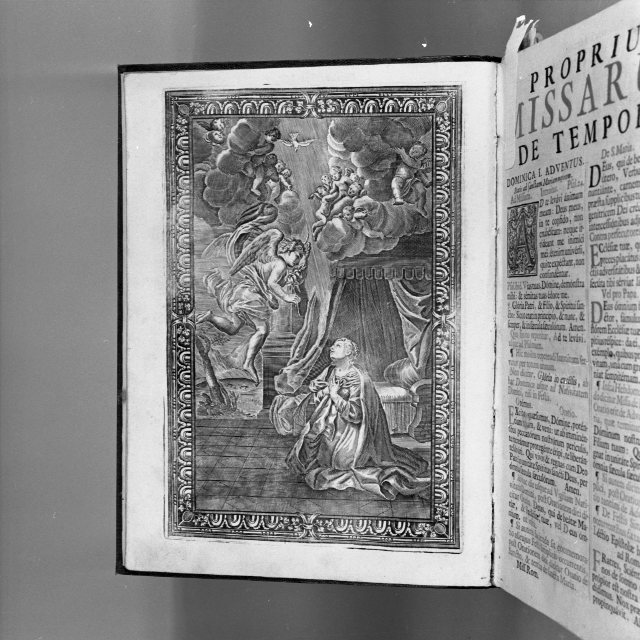 Annunciazione (stampa) - bottega veneziana (sec. XVIII)