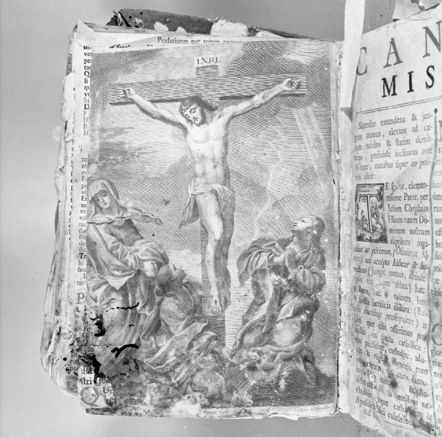 Crocifissione di Cristo (stampa) di Colombini Cosimo (attribuito) (sec. XVIII)
