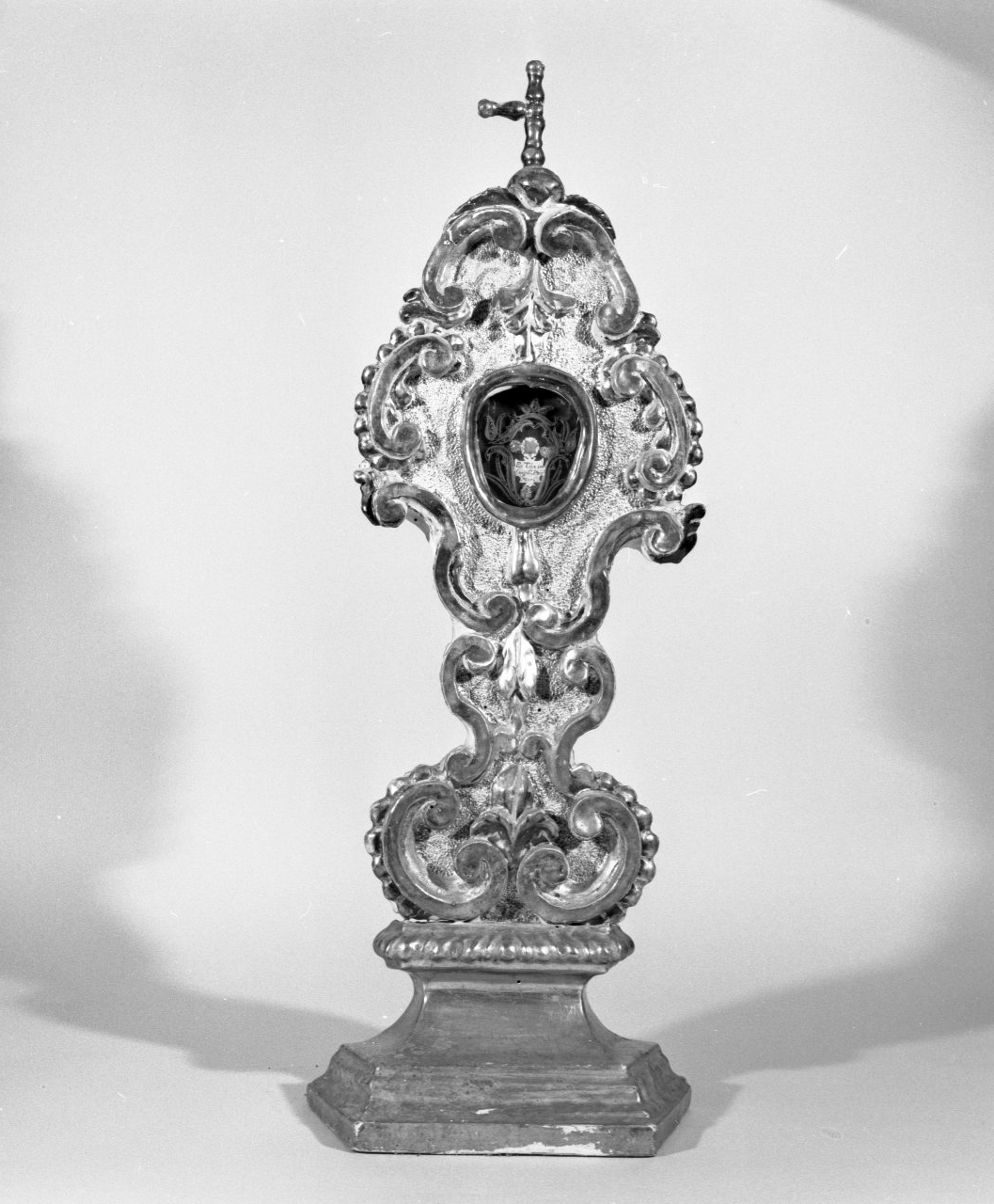 reliquiario - a ostensorio - bottega toscana (sec. XVIII)