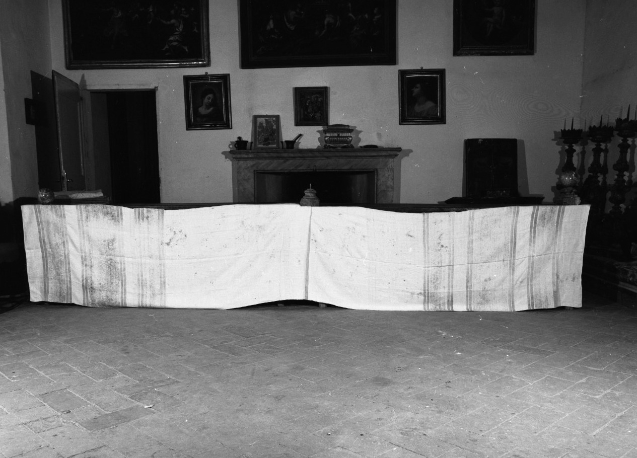 tovaglia - manifattura umbra (fine/ inizio Secc. XV/ XVI)