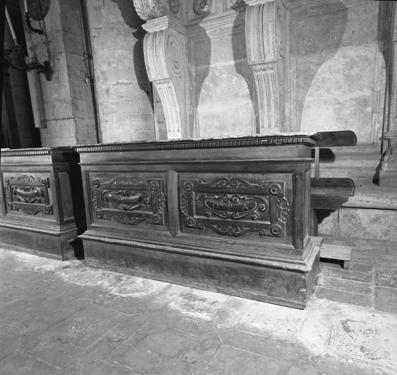 inginocchiatoio - bottega toscana (sec. XVII)