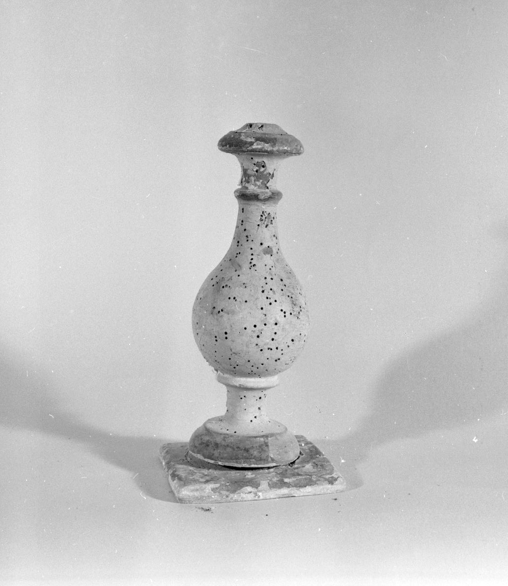 vaso d'altare per composizione floreale, serie - bottega senese (sec. XIX)