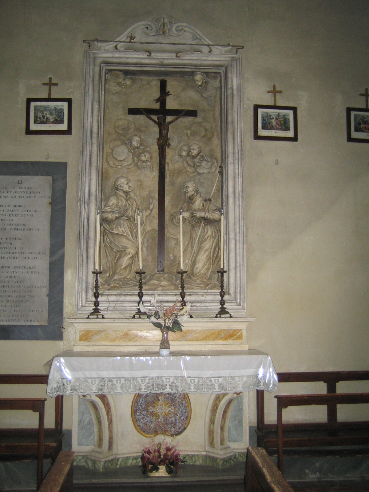 altare di Cremonini Bernardino (attribuito), Cremona Giovanni Pietro (attribuito) (XVII/ XVIII)