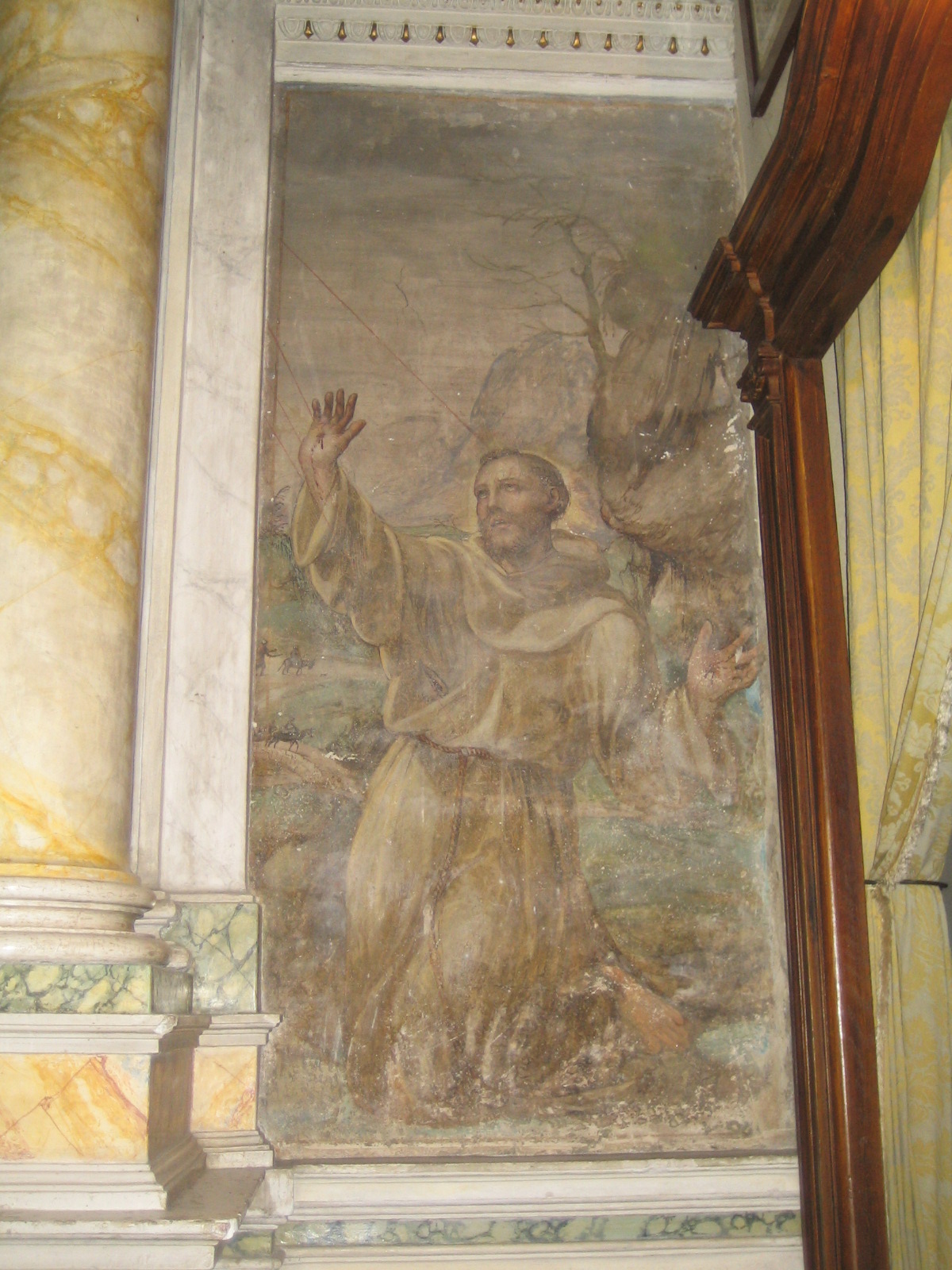 San Francesco d'Assisi (dipinto) di Bazzi Giovanni Antonio detto il Sodoma (attribuito) (XVI)