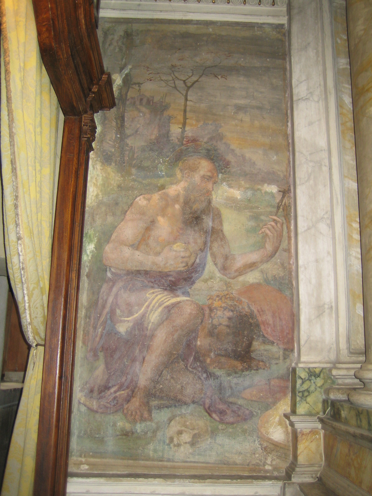 San Girolamo (dipinto) di Bazzi Giovanni Antonio detto il Sodoma (attribuito) (XVI)