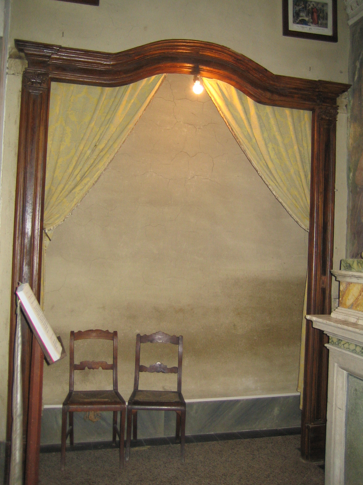 cornice per tenda, serie - bottega toscana (XVIII)