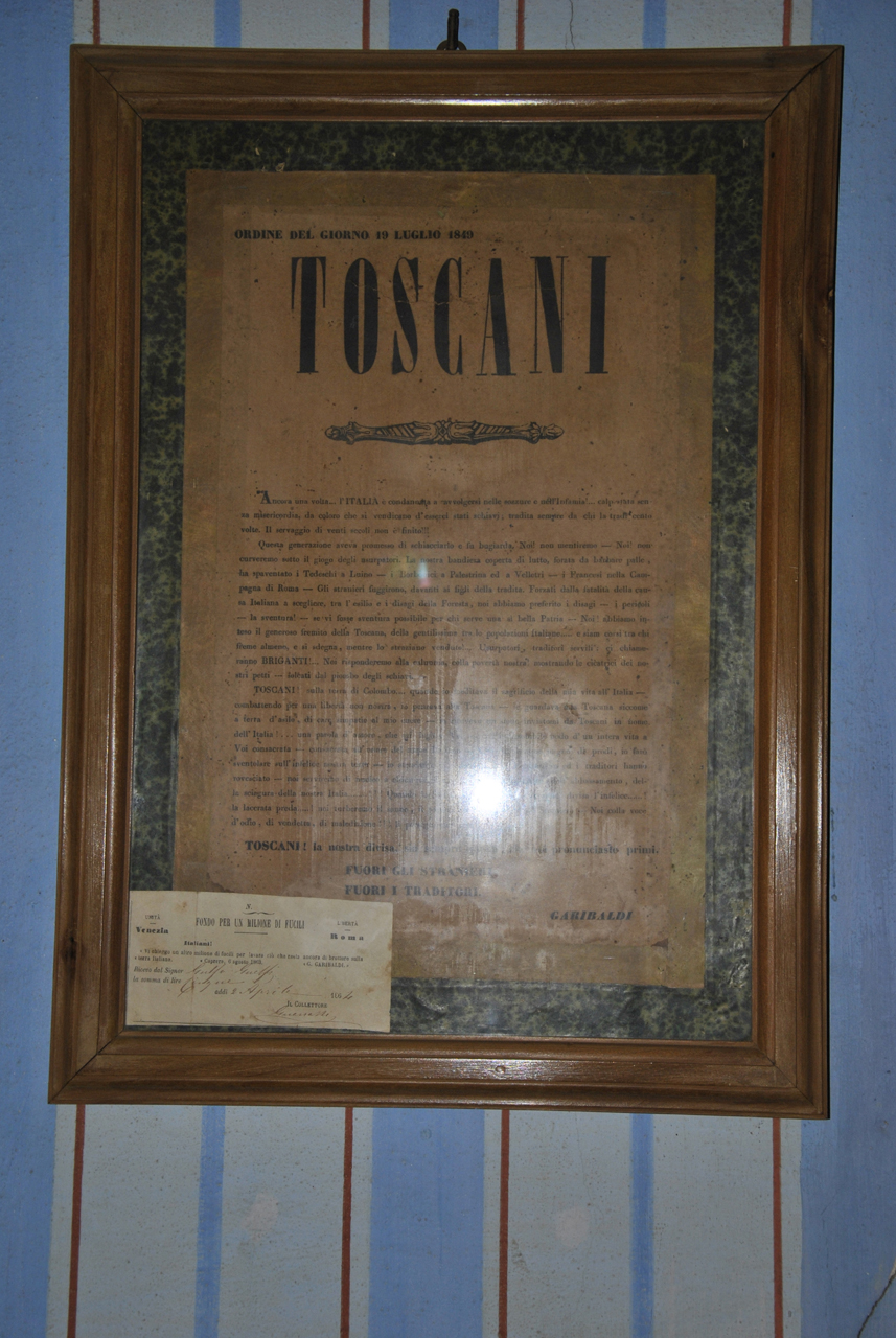 Iscrizione (stampa) - ambito toscano (XIX)