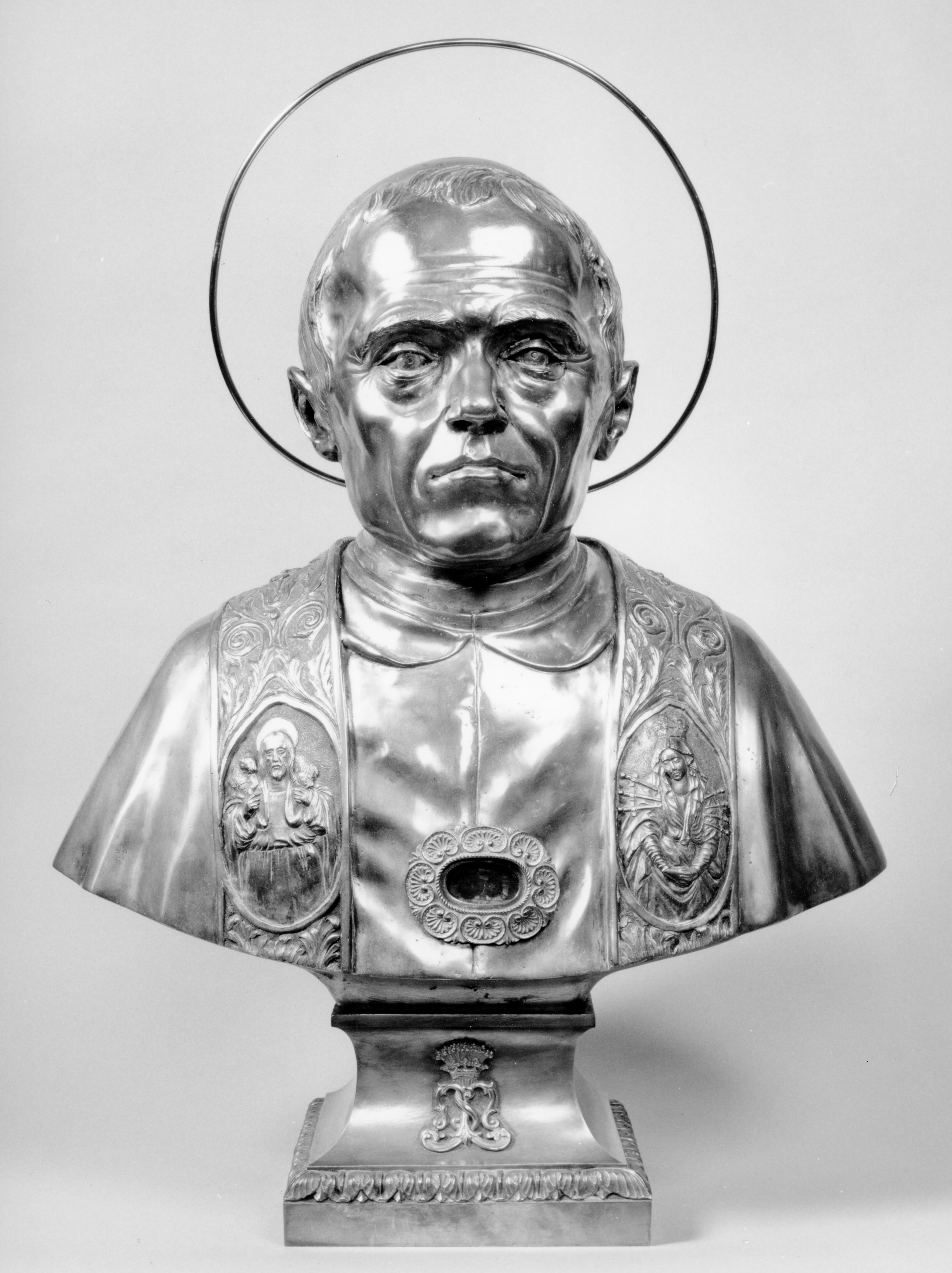 Busto di Sant'Antonio Maria Pucci (reliquiario antropomorfo) - bottega romana (metà sec. XX)