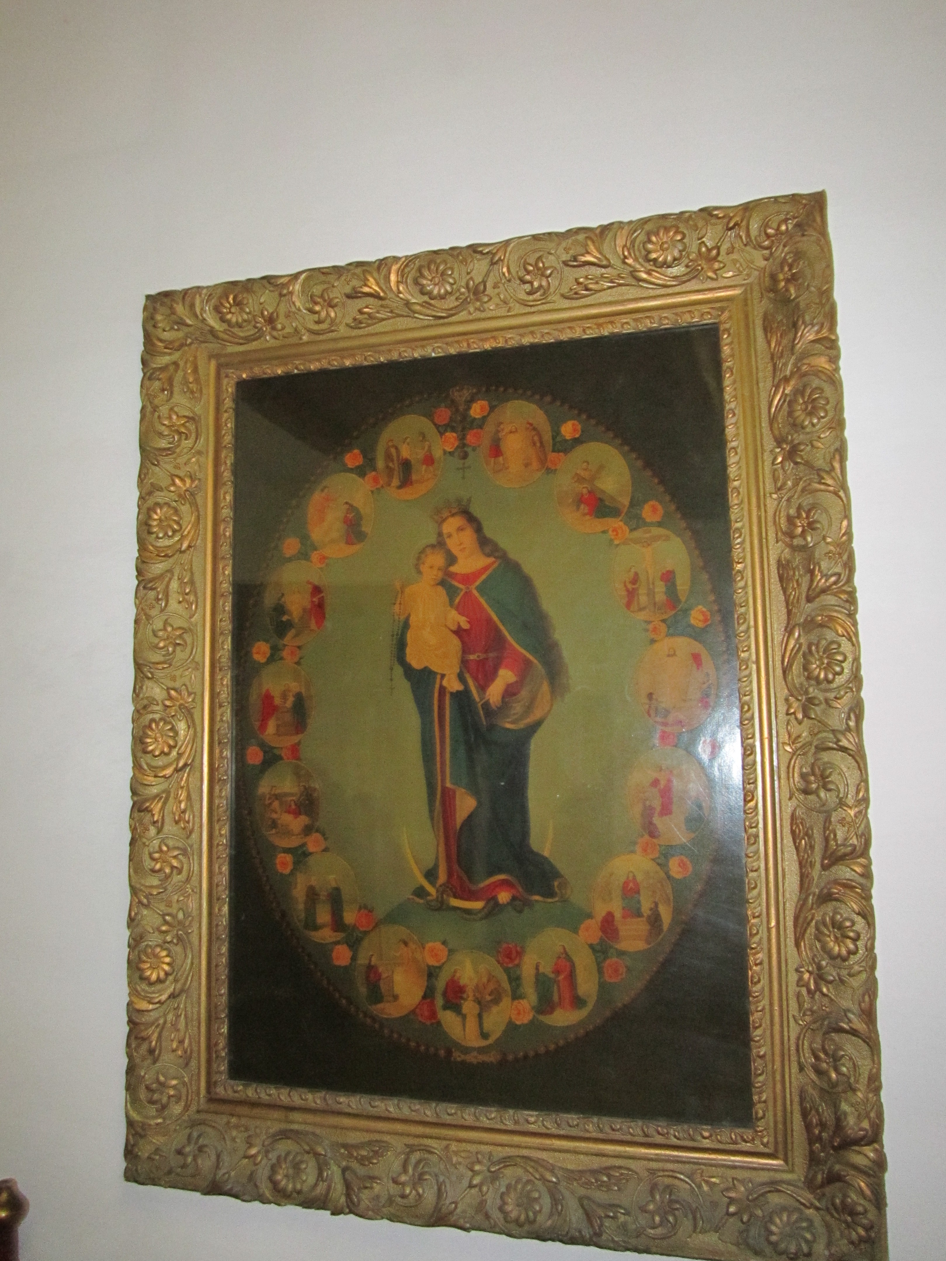 Madonna del rosario (stampa a colori)