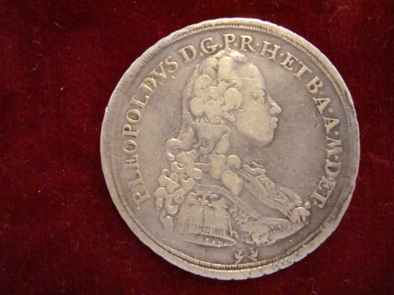 moneta - francescone da 10 paoli - bottega toscana (XVIII)