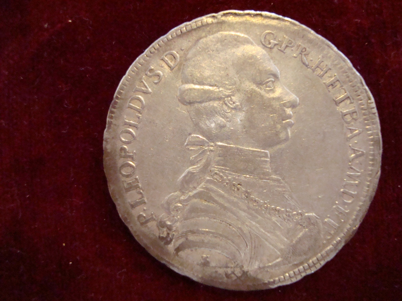 moneta - francescone da 10 paoli di Siries Luigi (XVIII)