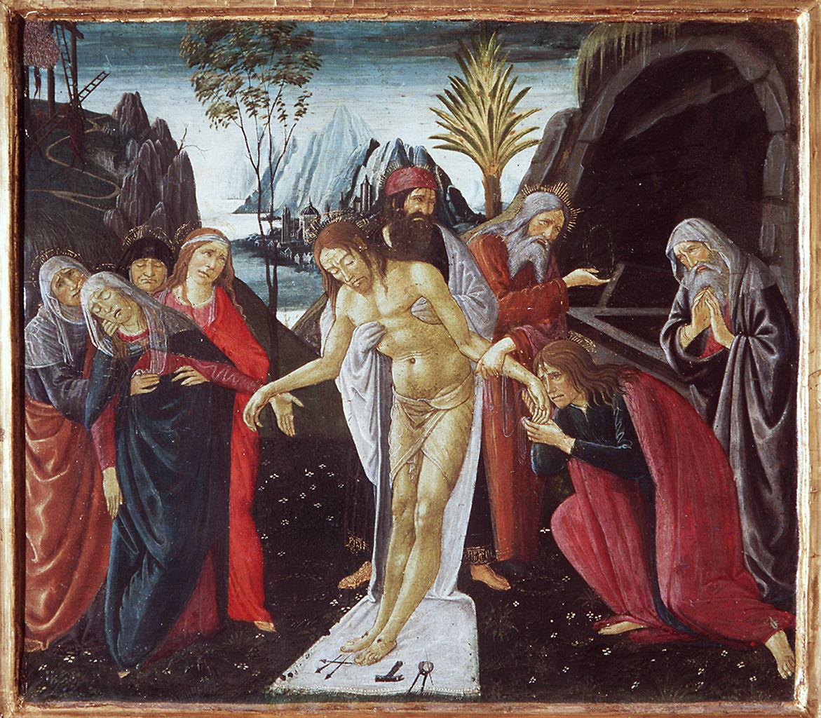 deposizione di Cristo nel sepolcro (dipinto) di Jacopo del Sellaio (sec. XV)