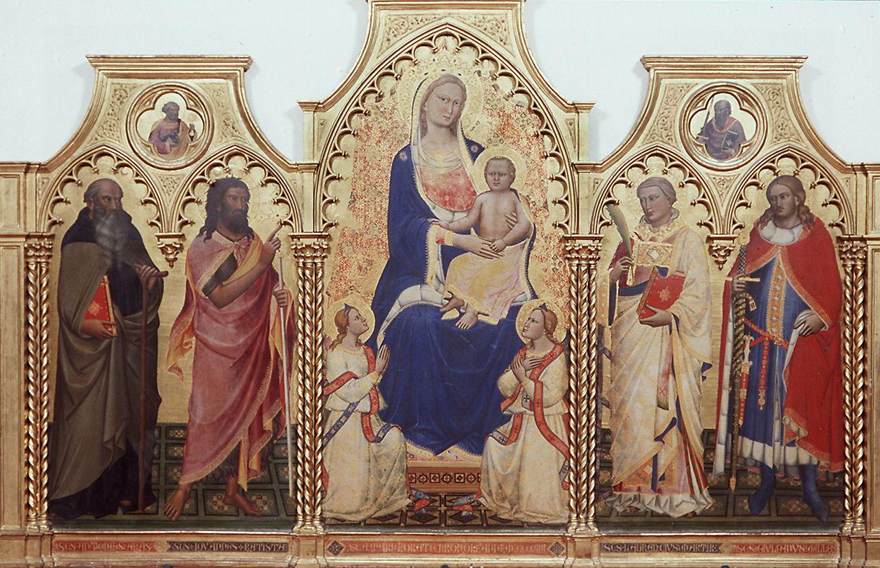 Madonna con Bambino e Santi (dipinto) di Gerini Niccolò di Pietro (sec. XV)