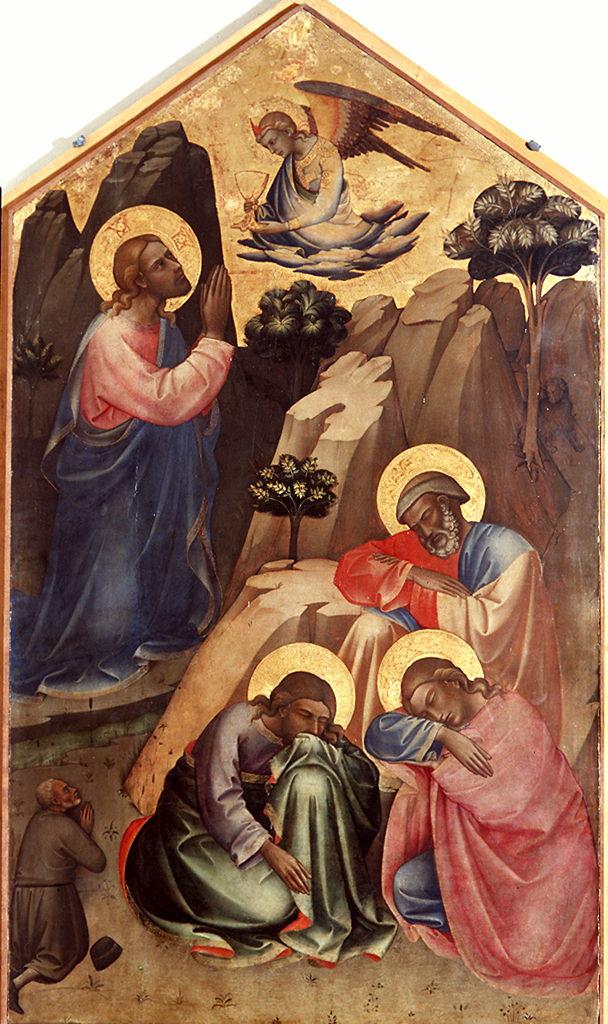 orazione di Cristo nell'orto di Getsemani (dipinto) di Lorenzo Monaco (secc. XIV/ XV)