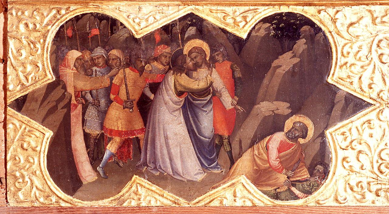 cattura di Cristo (scomparto di predella) di Lorenzo Monaco (secc. XIV/ XV)